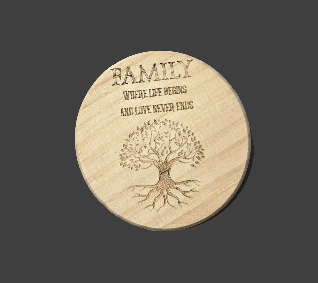 Set of 4 Family Coasters
