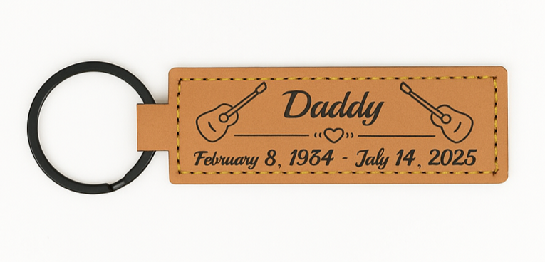 Personalized Memorial Keychain