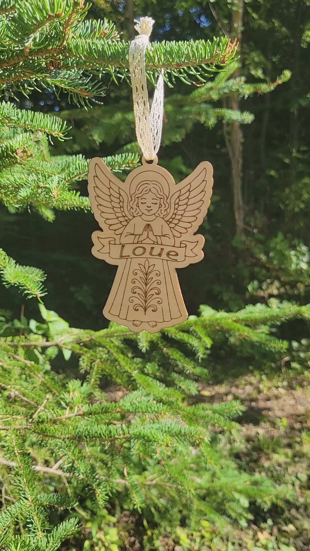Personalized Angel Ornament
