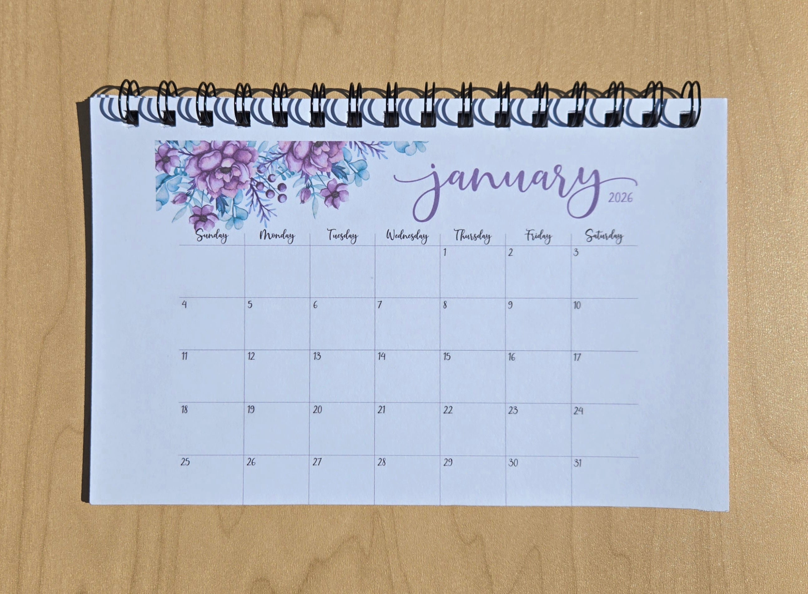 2026 Mini Wall Calendar