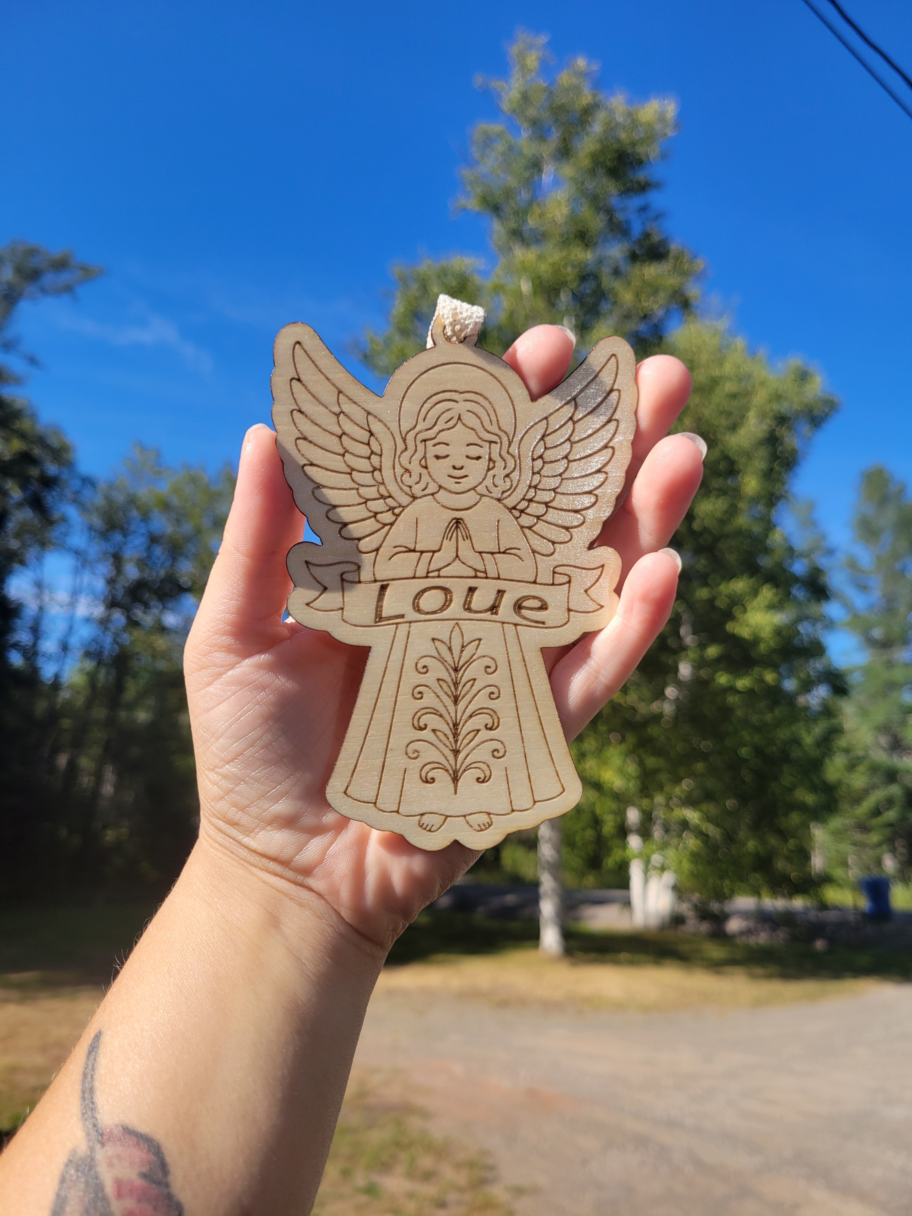 Personalized Angel Ornament