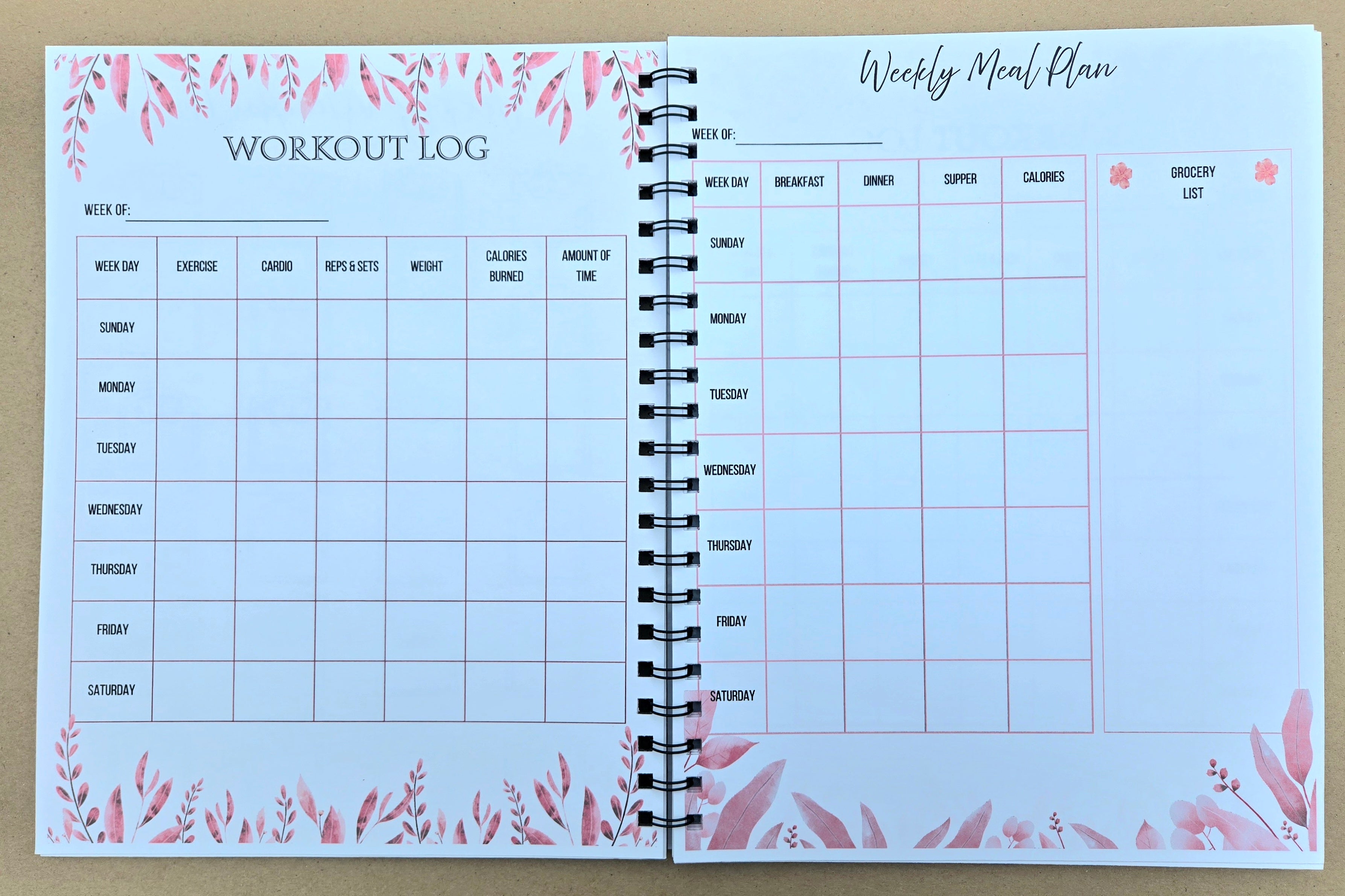 Weight Loss Tracker - Soft Pink